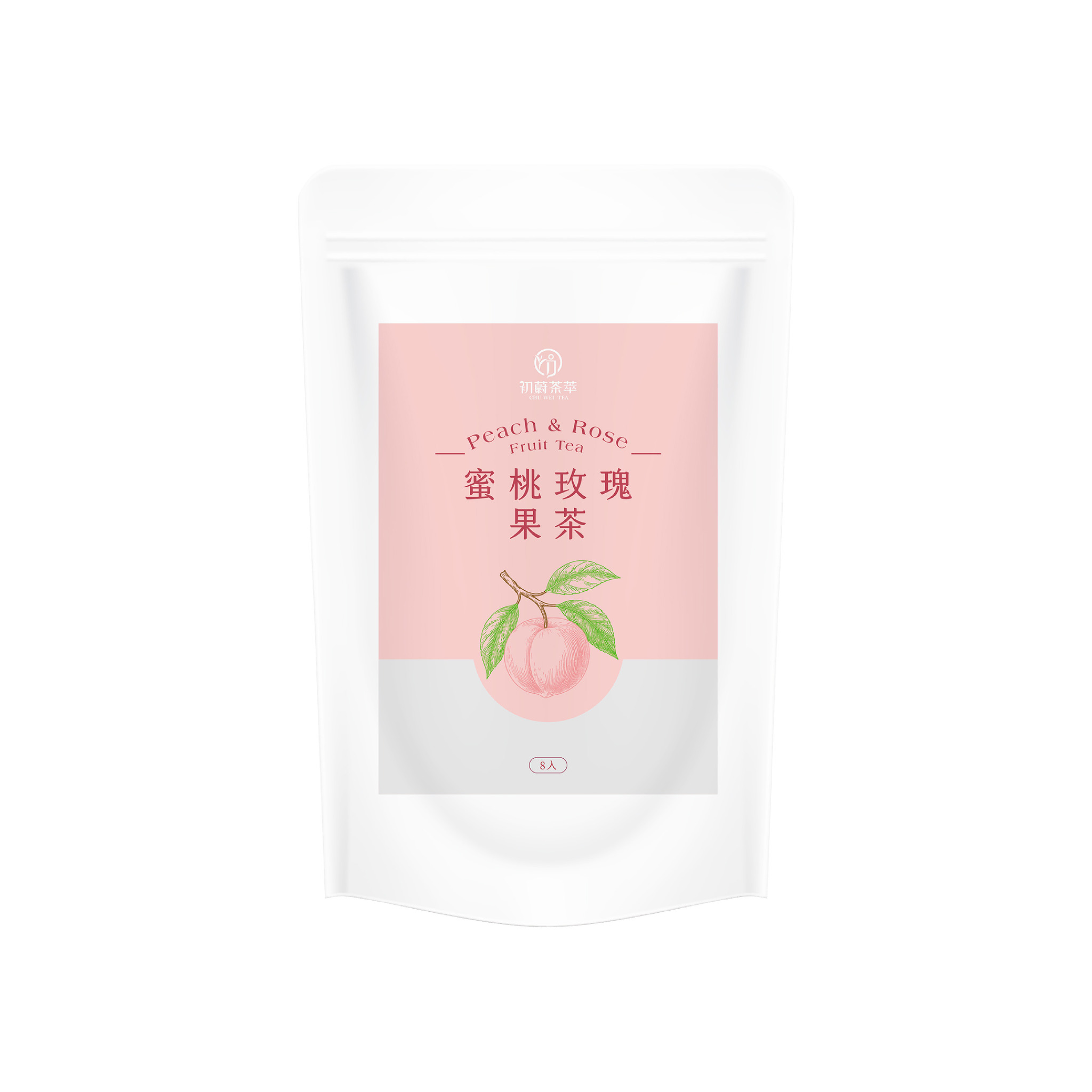 初蔚茶萃｜蜜桃玫瑰果茶（8入）